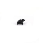 Hallowmas - Dark Gothic Bat Internally Threaded Stainless Steel Lip Ring - product image 4