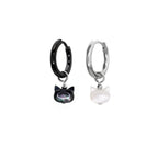 Paws & Purrs - PAIR OF Cute Cat Stainless Steel Earrings - product image 6
