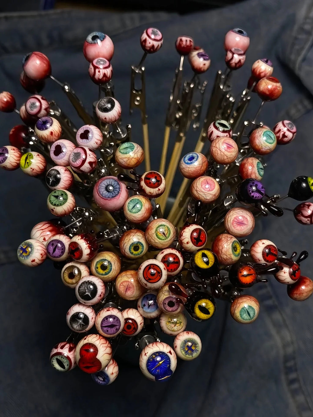 Cthulhu Eye - Mystery Box Collection Ear/Tongue Titanium Studs - product overview