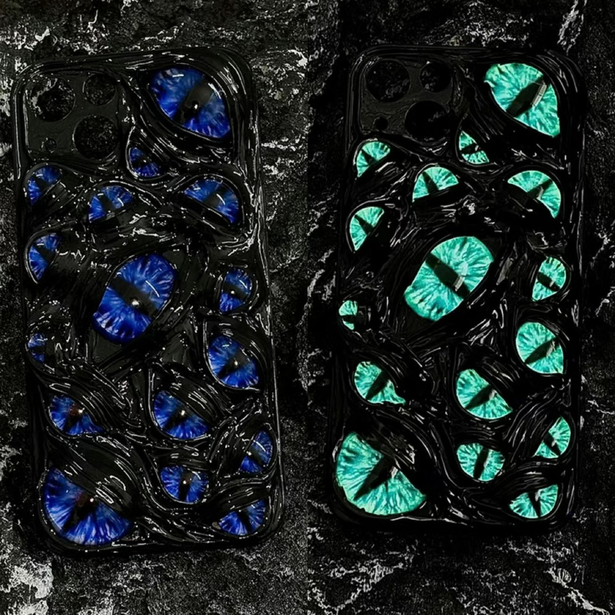 Eldritch Skin: The Watcher - 3D Cthulhu Eyeball Case(6 Glow Styles) - Crux Jewelry product image 9