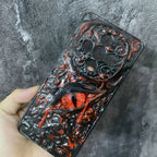 "Blood Tears" Handmade 3D Phone Case | Gothic Horror Weeping Eye Art | Custom Texture... - Crux Jewelry product image 3