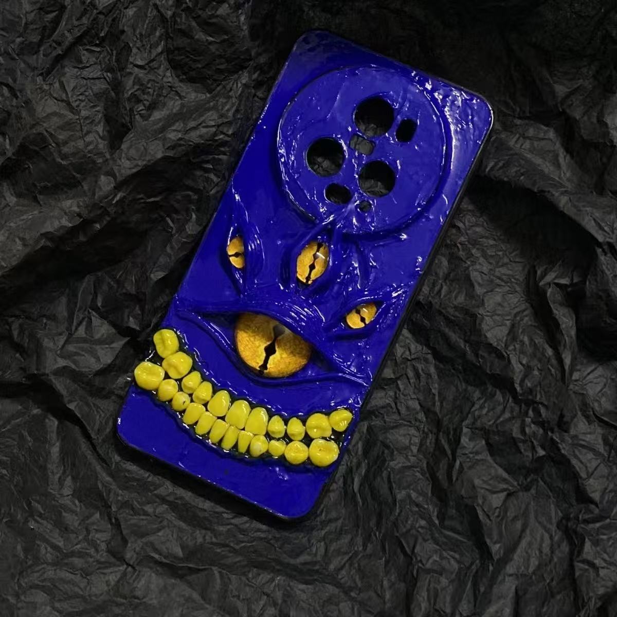 "Crimson Devourer" Glow in the Dark 3D Phone Case | Big Mouth Monster Cyclops Eye &... - Crux Jewelry product image 2