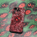 "Elemental Guardians" 3D Dragon Eye Phone Case | Hand-Painted Swirl Texture (Ice,... - Crux Jewelry product image 4