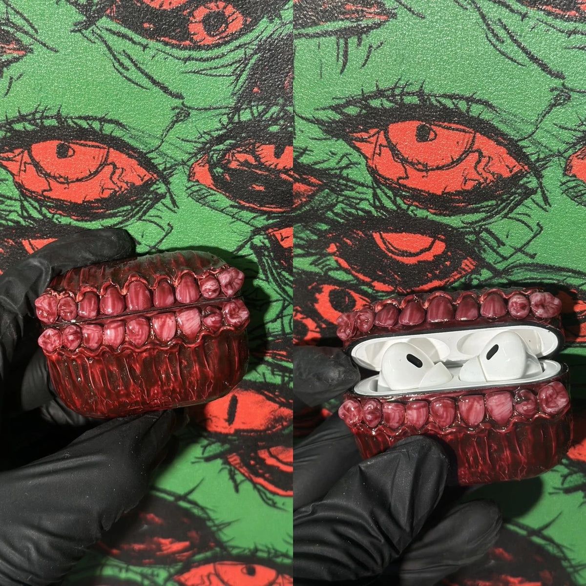 "Oddball Blobs" Creepy Cute 3D Phone Case | Handmade Weirdcore Monster Face & Big... - Crux Jewelry product image 4
