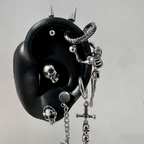 The "Dark Necromancer" Gothic Ear Stack Set - Skulls, Crosses & Tentacle Earrings Sets - ear and cartilage jewelry 1