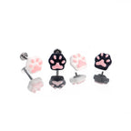 Paws & Purrs - Cute Kitten Claw Resin Flat-Back Ear/Lip Stud - product image 2