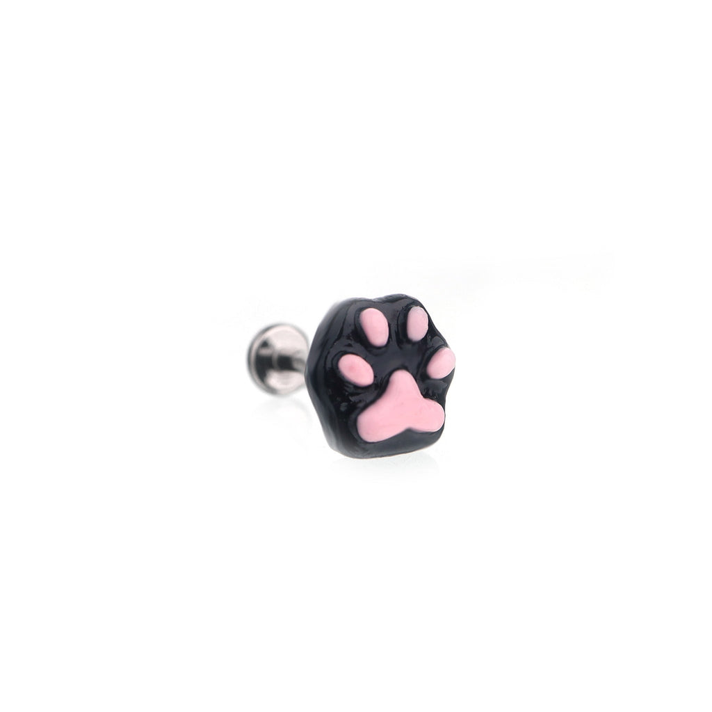 Paws & Purrs - Cute Kitten Claw Resin Flat-Back Ear/Lip Stud - product image 4