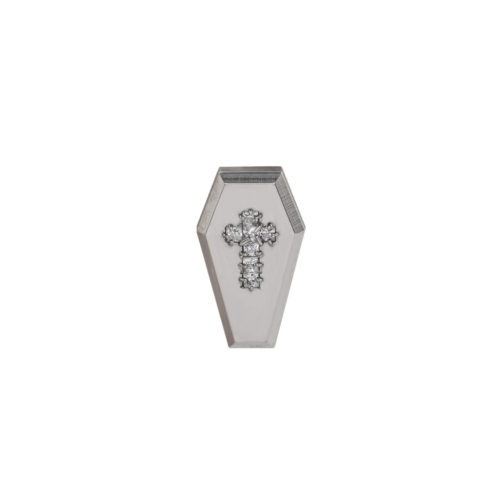 Hallowmas - Mischief Coffin Cross with Zirconia Gemstone - product image 2