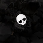 Hallowmas - Sweetheart Skeleton Titanium Ear Studs - Pink