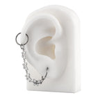 White CZ Butterfly Ear Chain - product image 2
