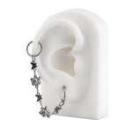 3D Silver Butterfly Ear Chain - product image 2