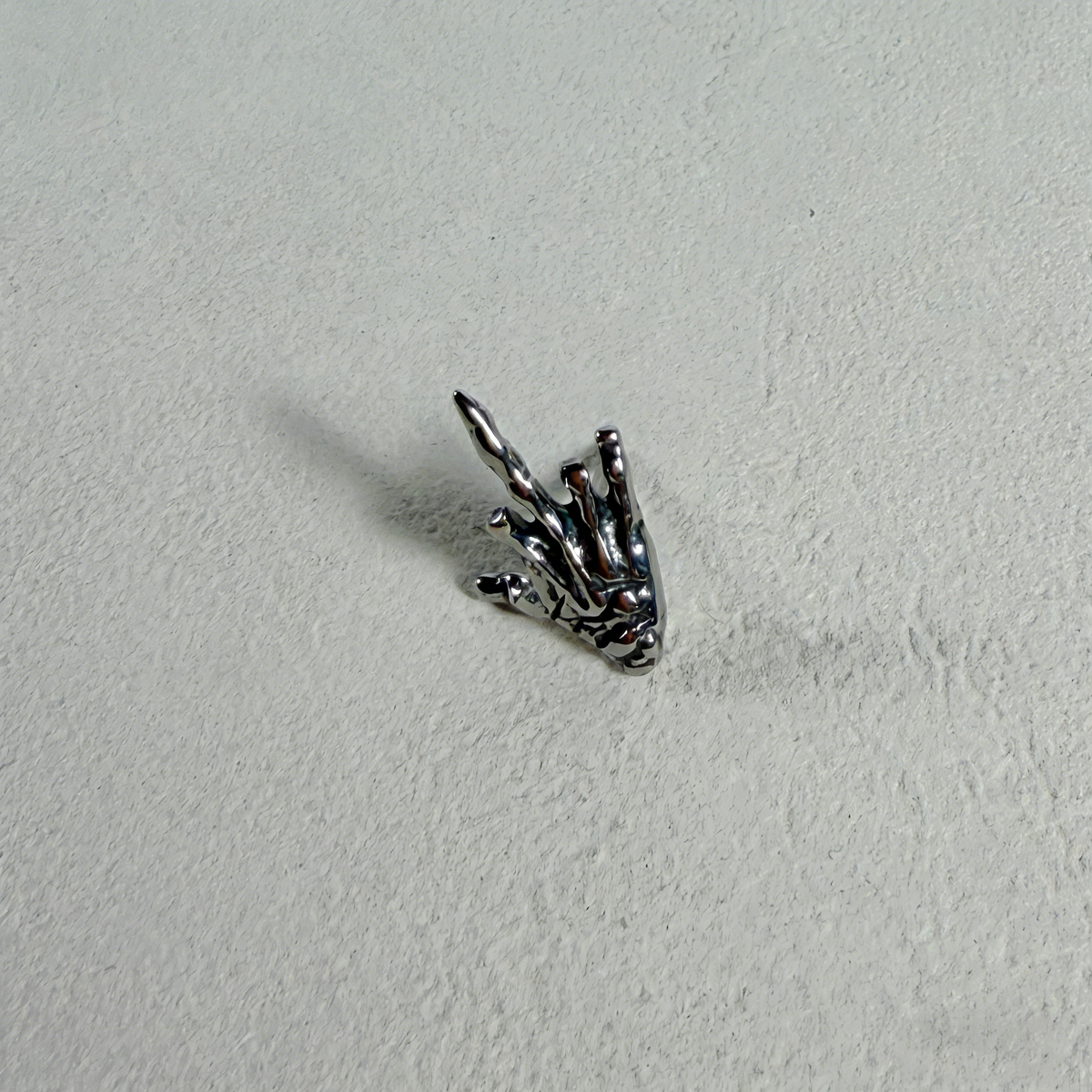 Heavy Metal Skeleton Ear Stack | Rock Hand, Tentacle & Spiked Skull Earrings Set - Crux Jewelry product image 5