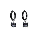 Paws & Purrs - PAIR OF Cute Cat Stainless Steel Earrings - product image 4