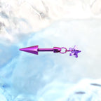 Spike & CZ Rocket Titanium Helix/Lip Studs - Spike & CZ Rocket Titanium Helix