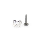 Christmas - Bow Internally Threaded Stainless Steel Ear Studs - product image 3