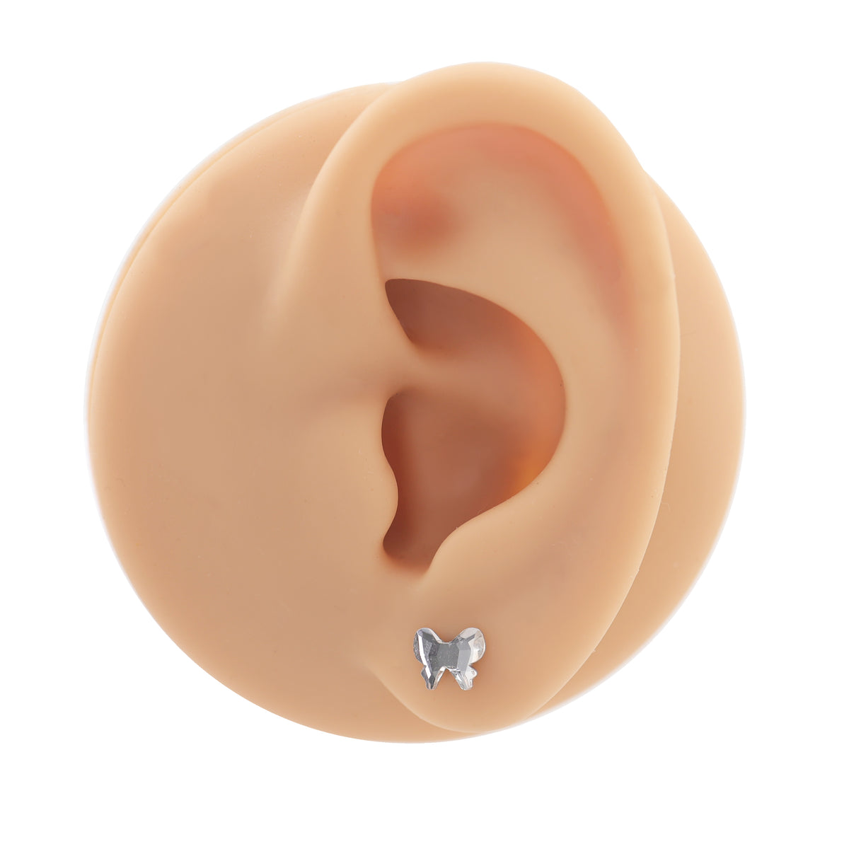 Christmas - Bow Internally Threaded Stainless Steel Ear Studs - product image 4