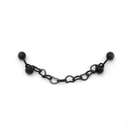 Black Heart Chain Stainless Steel Ear Chain - product image 5