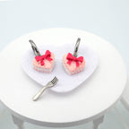 Star Baker - Cute Heart Cake Stainless Steel Earrings - product image 2