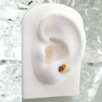 Star Baker - Chocolate Croissant Stainless Steel Ear Studs - product image 6