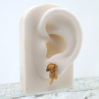 Paws & Purrs - Lazy Ginger & Spotted Tabby Cat Flat Back Studs - product overview