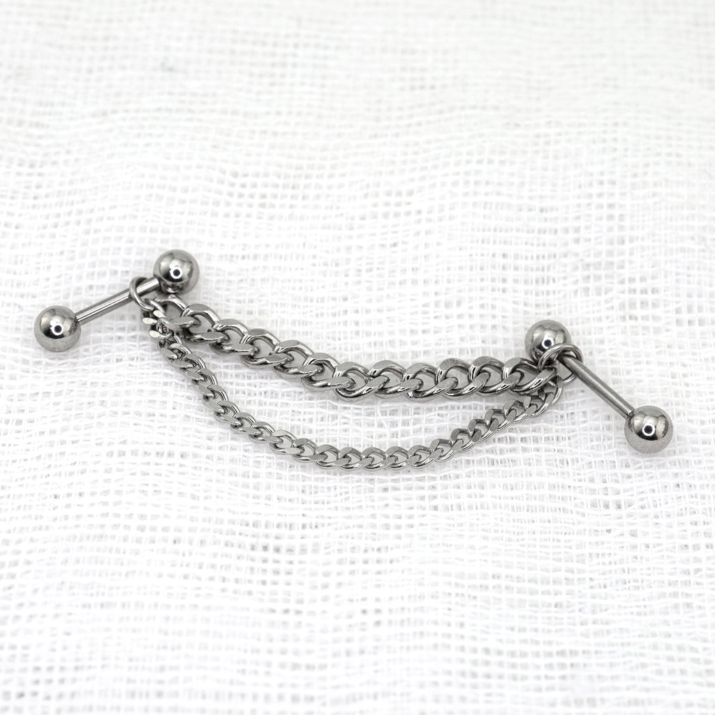 Punk Subculture Stainless Steel Ear Chain - product image 4