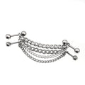 Punk Subculture Stainless Steel Ear Chain - product image 5