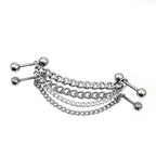 Punk Subculture Stainless Steel Ear Chain - product image 5