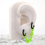 Dopamine Iridescent Acrylic Ear Chain - product overview