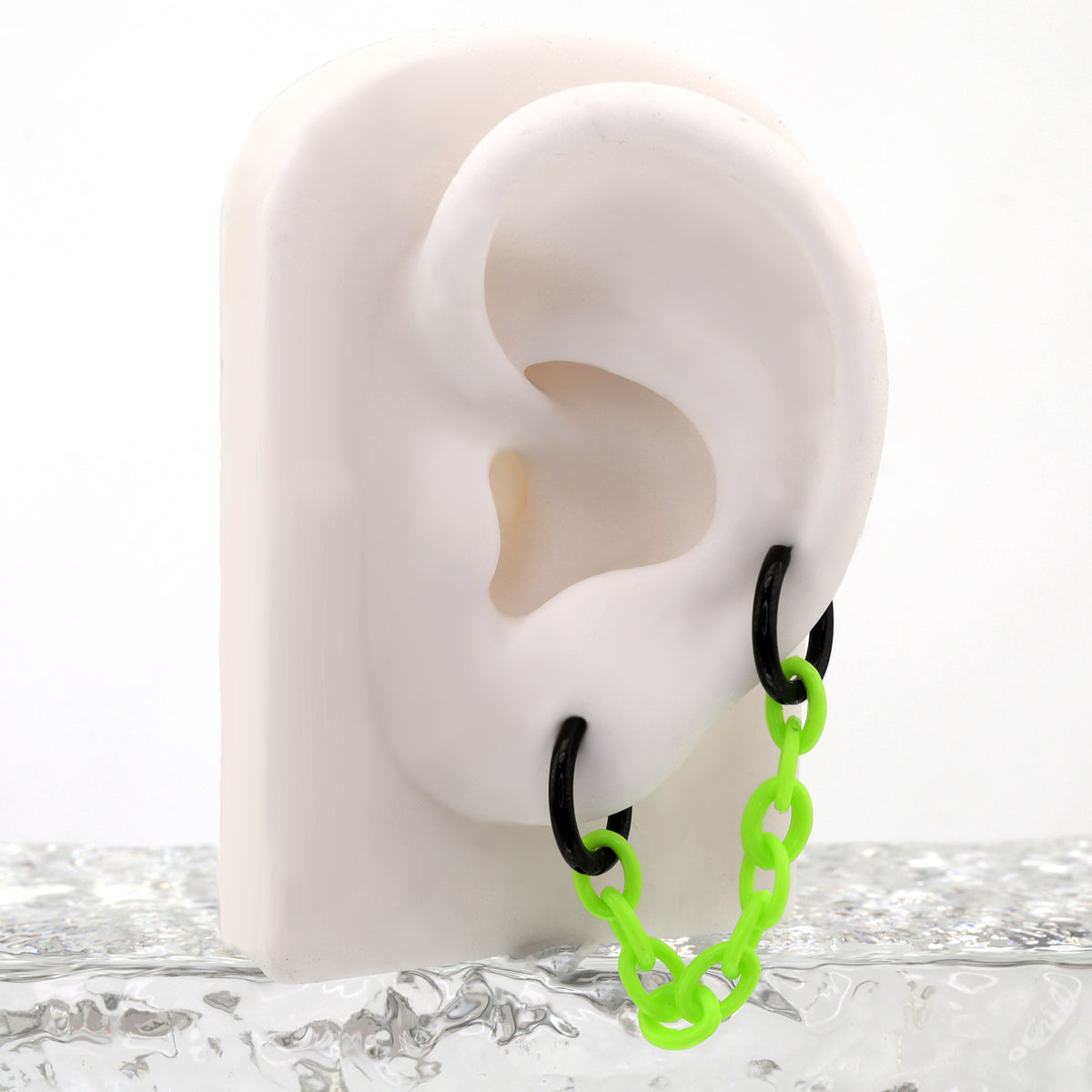 Dopamine Iridescent Acrylic Ear Chain - product overview
