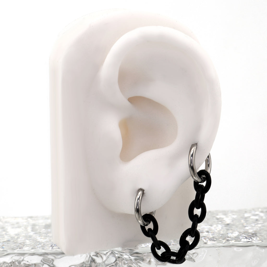 Dopamine Iridescent Acrylic Ear Chain - product image 2