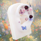 Ethereal Butterfly Floral Stainless Steel Ear Studs & Cartilage Earrings - product image 2