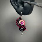 Gothic Heart of the Abyss – Cthulhu Eye Tentacle Earrings - Crux Jewelry product image 3