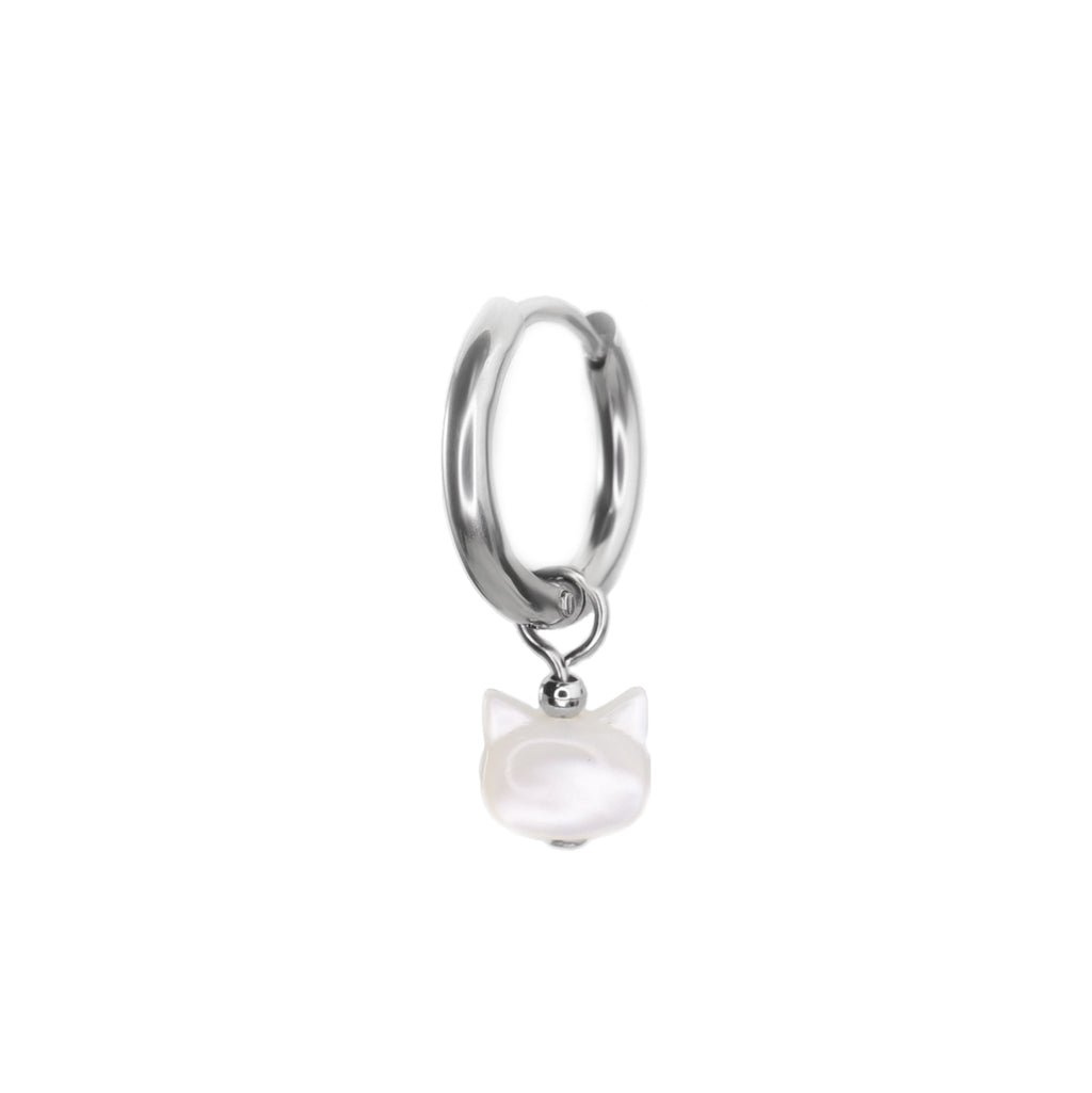 Paws & Purrs - PAIR OF Cute Cat Stainless Steel Earrings - product image 7