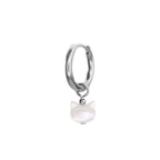 Paws & Purrs - PAIR OF Cute Cat Stainless Steel Earrings - product image 7