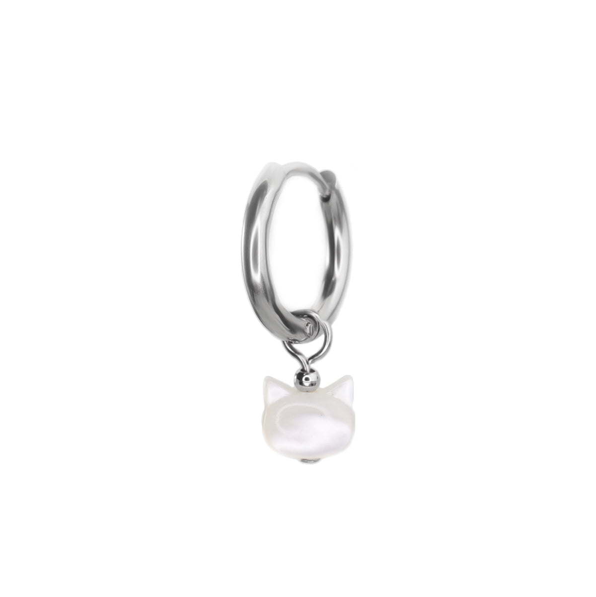 Paws & Purrs - PAIR OF Cute Cat Stainless Steel Earrings - product image 7