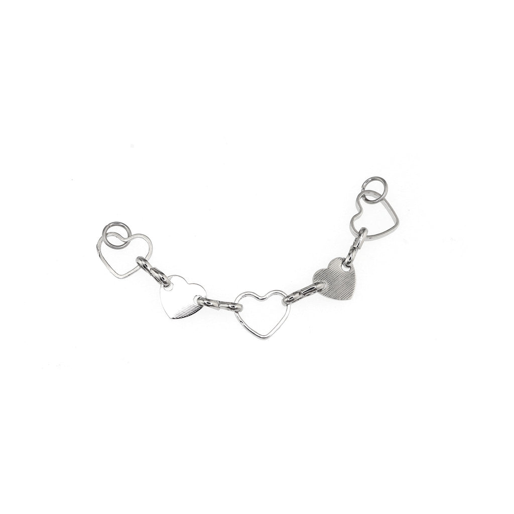 Openwork Heart Ear Chain - product image 4