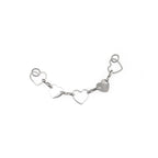 Openwork Heart Ear Chain - product image 4