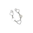 Openwork Heart Ear Chain - product image 5