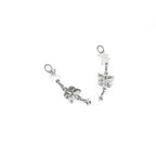 3D Silver Butterfly Ear Chain - product image 5
