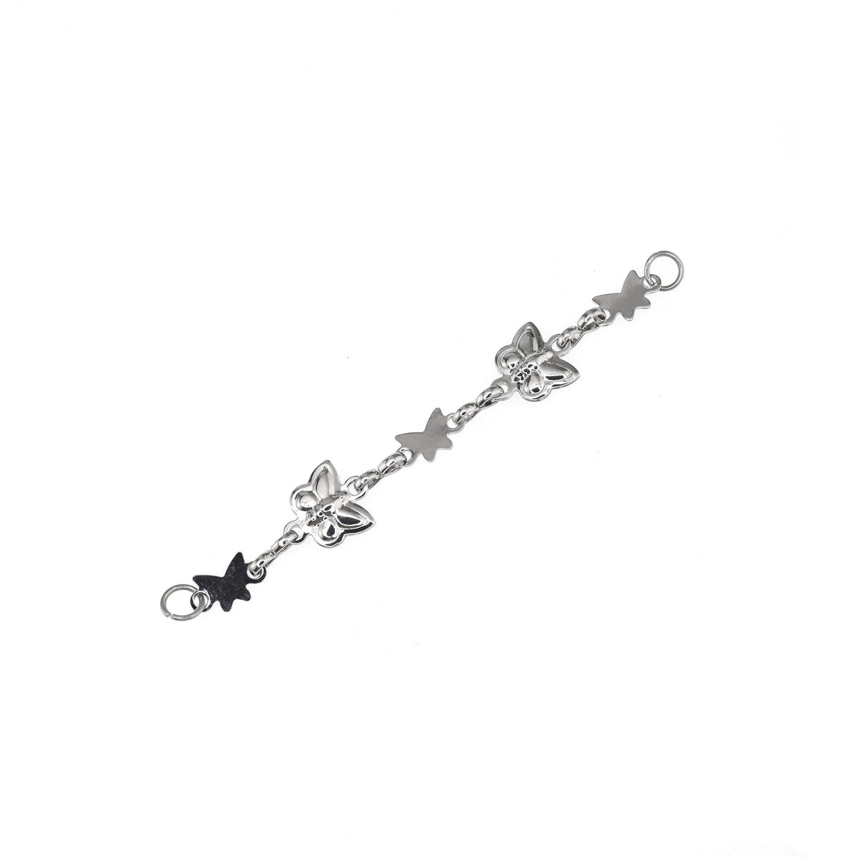 3D Silver Butterfly Ear Chain - product image 4
