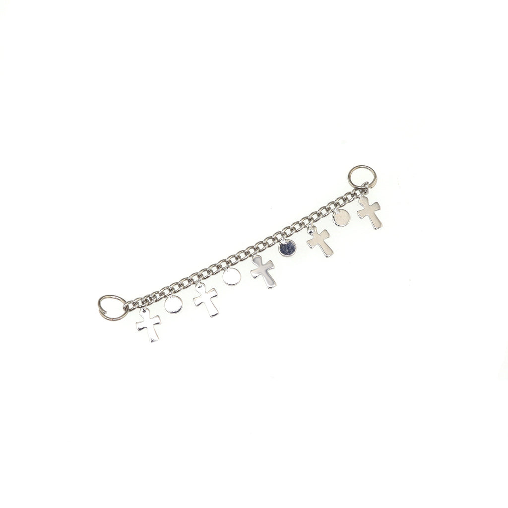 Metal Gotic Cross Stainless Steel Ear Chain - Metal Gotic Cross Stainless Steel Ear Chain - Cross Chain
