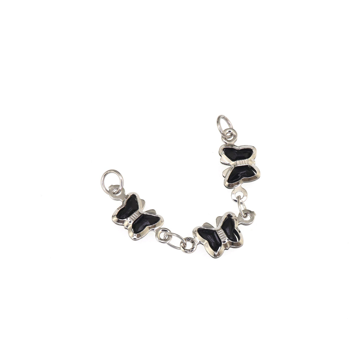 Black Oil Slick Gothic Butterfly Earring Set - product image 6