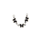 Black Oil Slick Gothic Butterfly Earring Set - product image 7