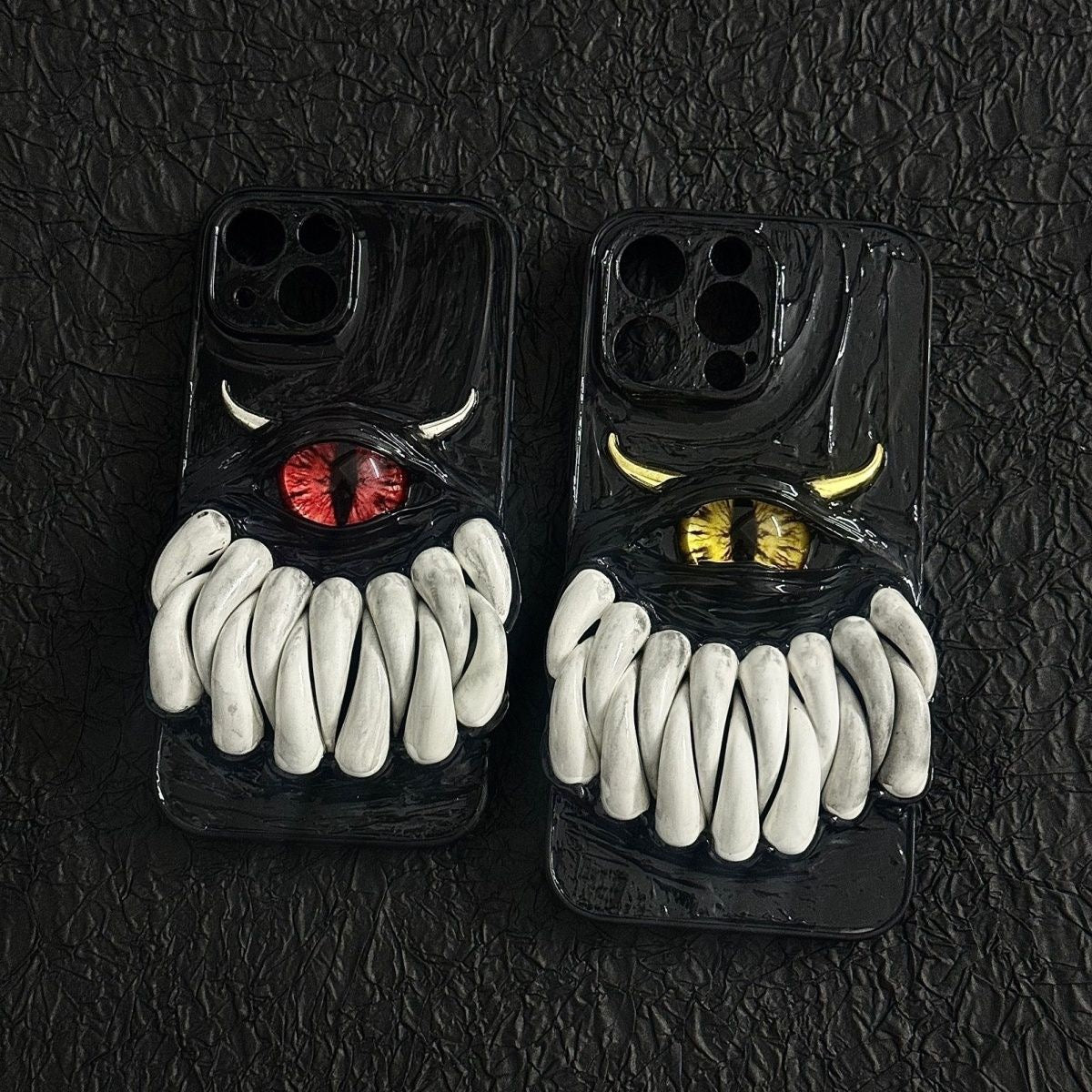 Demon Fang Cyclops 3D Gothic Phone Case Collection(6 Glow Styles) - Crux Jewelry product image 7
