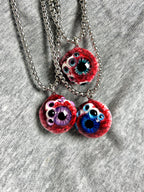 Cthulhu Eye - Bloody Double-Pupil Necklace - product image 5