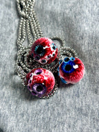 Cthulhu Eye - Bloody Double-Pupil Necklace - product image 2