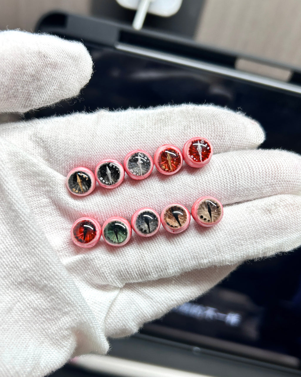 Cthulhu Eye - Fissure Iris | Ear/Tongue Studs - Fissure Iris | Ear