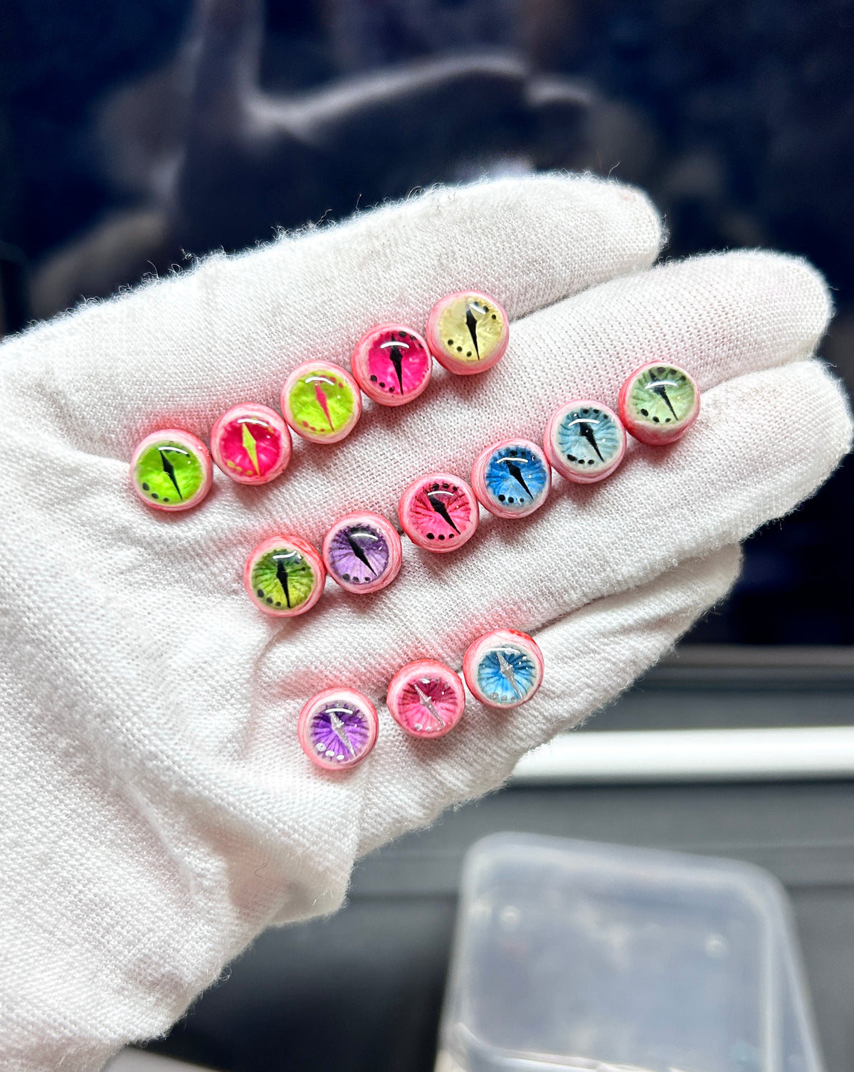 Cthulhu Eye - Fissure Iris | Ear/Tongue Studs - Fissure Iris | Ear