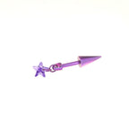 Spike & CZ Rocket Titanium Helix/Lip Studs - Spike & CZ Rocket Titanium Helix