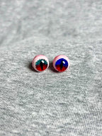 Cthulhu Eye - Blue&Green Gaze | Ear/Tongue/Lip Titanium Studs - product overview